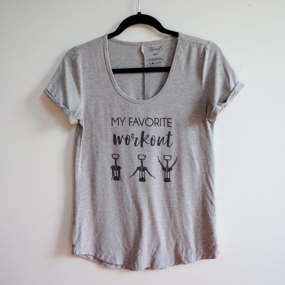 Kismet Wine Workout T-Shirt